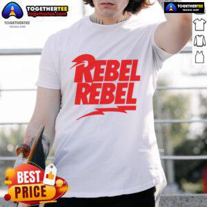 Official Rebel Rebel Style T-Shirt featuring a bold design and vibrant colors, perfect for casual and stylish outfits.