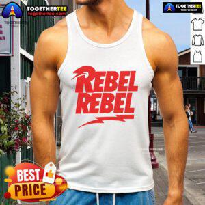 Official Rebel Rebel Style Tank Top featuring a bold graphic design, perfect for trendy summer outfits.