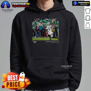 Saquon Barkley Philadelphia Eagles NFL hoodie featuring Flash Features design for Week 9, perfect for fans.