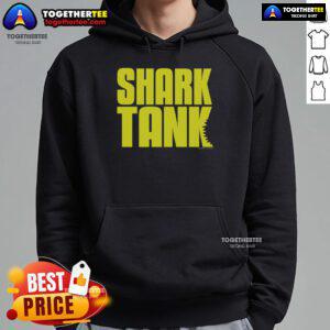 Official Shark Tank Logo Hoodie featuring the iconic logo, perfect for fans of the popular entrepreneurial TV show.
