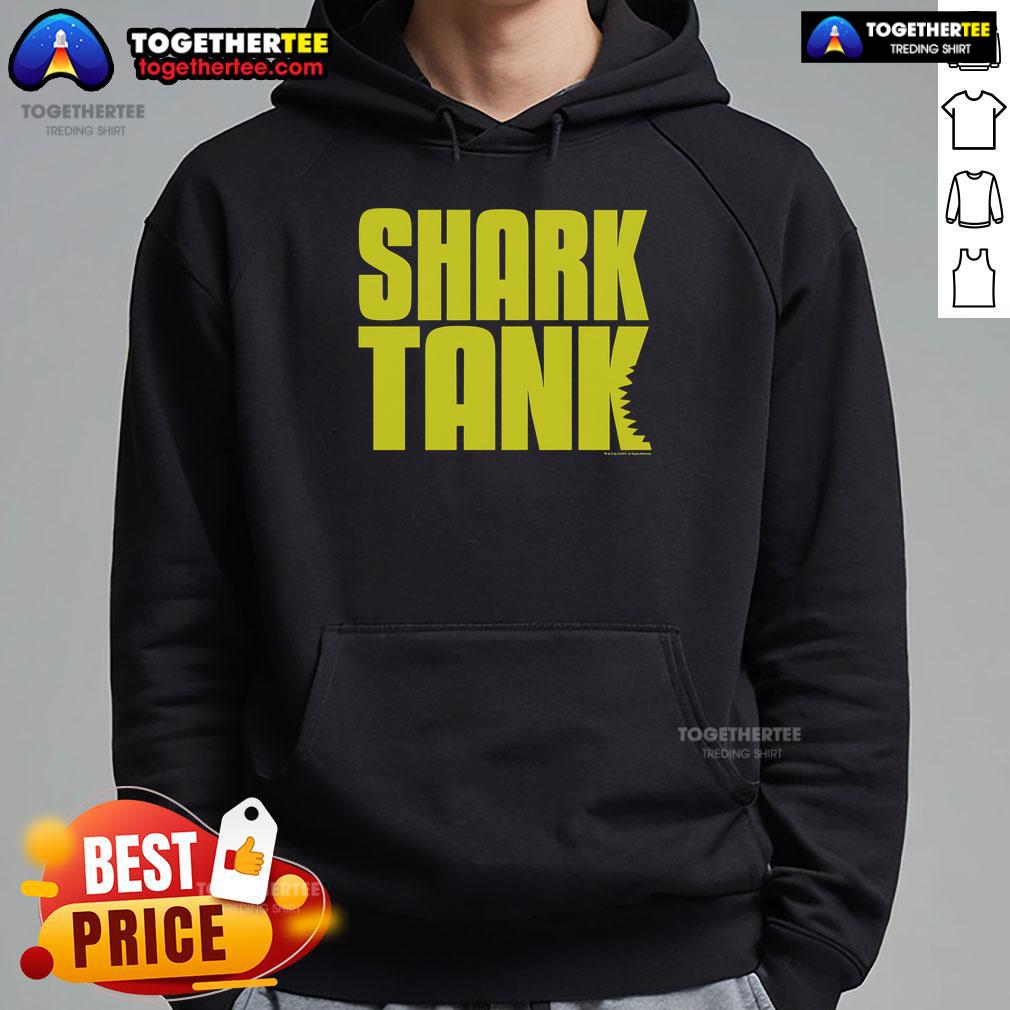 Official Shark Tank Logo Hoodie featuring the iconic logo, perfect for fans of the popular entrepreneurial TV show.