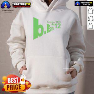 Alt Text: Official Summer 2025 Beautiful Logo on a stylish hoodie, perfect for summer fashion and casual wear.