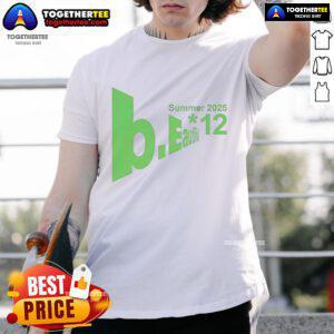 Official Summer 2025 Beautiful Logo 12 T-Shirt featuring vibrant colors and a stylish design for summer fashion.