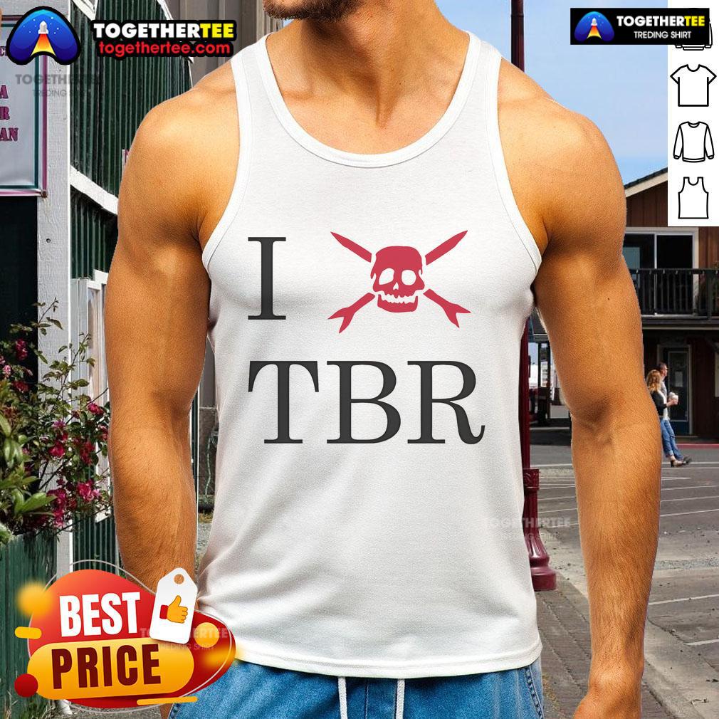 Official Teenage Bottlerocket I Love TBR tank top featuring band logo and vibrant design for fans of punk rock apparel.