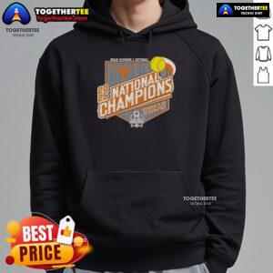 Official Texas Longhorns 2025 Softball National Champions Bound Hoodie showcasing team pride and vibrant colors.