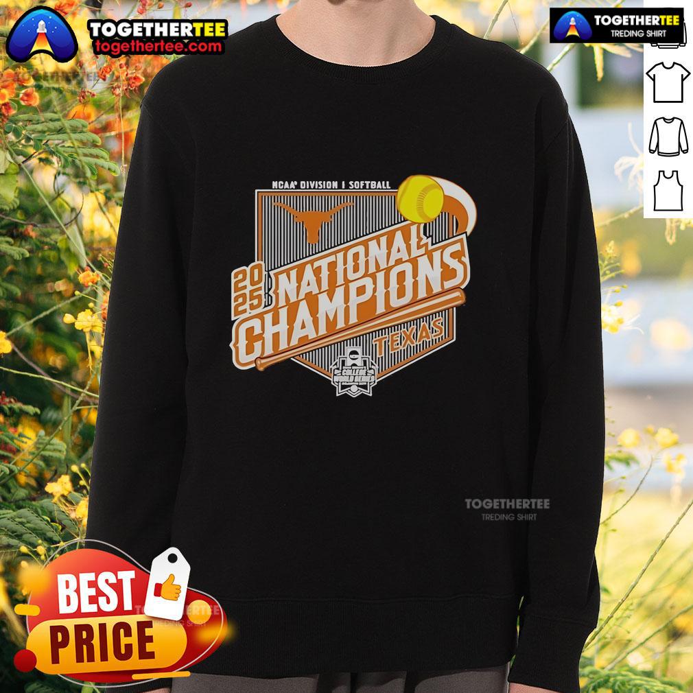 Alt Text: Official Texas Longhorns 2025 Softball National Champions Bound Sweatshirt showcasing team pride and spirit.