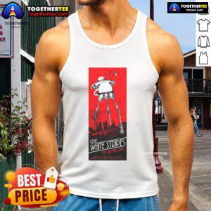Official The White Stripes tank top from their concert at The Greek Theatre, Berkeley, CA, on Aug 12, 2025.