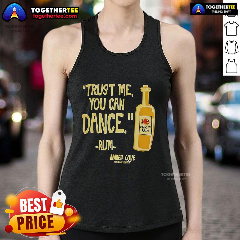 Official Trust Me You Can Dance Rum Amber Cove Tank Top in vibrant colors, perfect for summer beach wear.