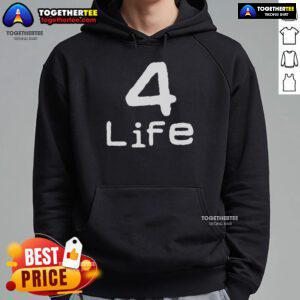 Official Wavves 4 Life Hoodie featuring bold graphics and a comfortable fit, perfect for fans of the band Wavves.