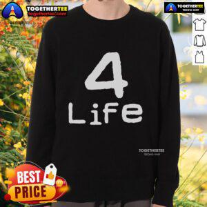 Official Wavves 4 Life sweatshirt featuring a vibrant design, perfect for fans of the band Wavves and casual wear.