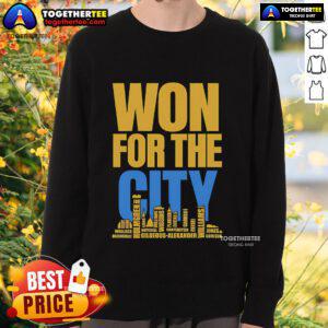 Official Oklahoma City Thunder Fans sweatshirt showcasing team spirit and style for loyal supporters.