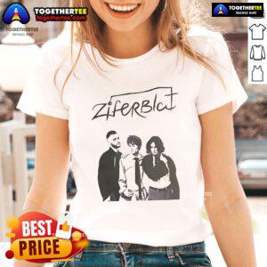 Official Ziferblat Ladies Tee featuring a stylish design, perfect for casual wear and showcasing Ziferblat branding.