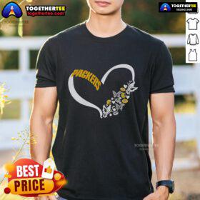 Original Butterflies In My Stomach Green Bay Packers NFL T-Shirt featuring vibrant graphics and team colors for fans.