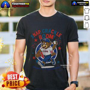 Original Chicago Cubs Snap Crackle Boom Power Of Champions Independence Day T-Shirt featuring vibrant team colors and design.