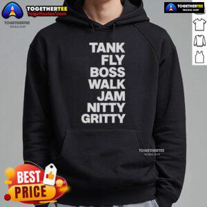 Alt Text: Original Tank Fly Boss Walk Jam Nitty Gritty Hoodie featuring a stylish design and comfortable fit for urban fashion.