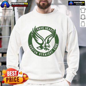 Premium Have Heart Boston Straight Edge Eagle Sweatshirt featuring a bold eagle design on a cozy fabric.