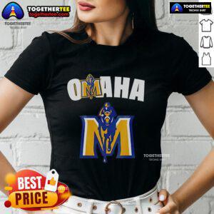 Premium Murray State Racers World Series 2025 Omaha ladies tee featuring team colors and logo for fans and supporters.