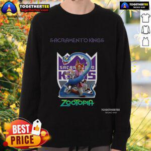 Premium Sacramento Kings Zootopia 2 Sweatshirt featuring vibrant design and cozy fit for fans and fashion lovers.