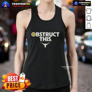 Premium Texas Longhorns Softball Obstruct This Tank Top featuring a bold design, perfect for fans and athletes.