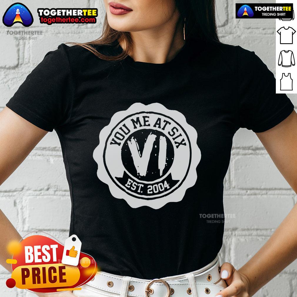 Premium You Me At Six Est 2004 Ladies Tee featuring stylish design and comfortable fit for fans of the band.