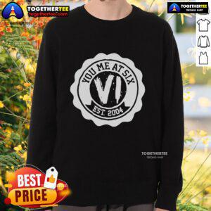Premium You Me At Six Est 2004 Sweatshirt featuring a stylish design, perfect for fans of the band.