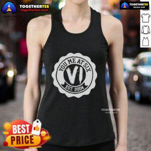 Alt Text: Premium You Me At Six Est 2004 tank top featuring a stylish design, perfect for fans of the band.