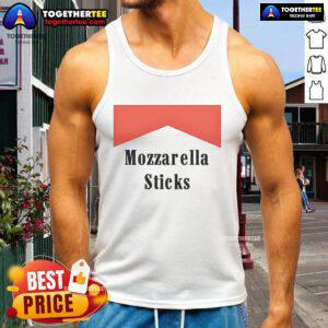 Good Mozzarella Sticks logo tank top featuring a stylish design perfect for cheese lovers and casual wear.