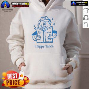 Happy Tunes Hoodie in vibrant colors, featuring a cheerful design perfect for casual wear and music lovers.