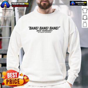 Nick Tarnasky Ice Hockey Enforcer sweatshirt featuring bold graphics and a comfortable fit for fans and players alike.