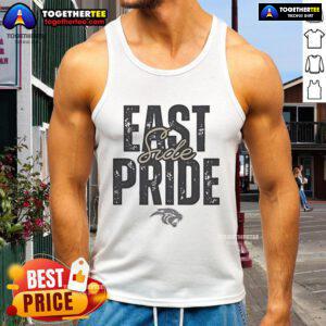 Nice Crown Trio Plano East Panthers East Side Pride tank top showcasing team spirit and vibrant design.