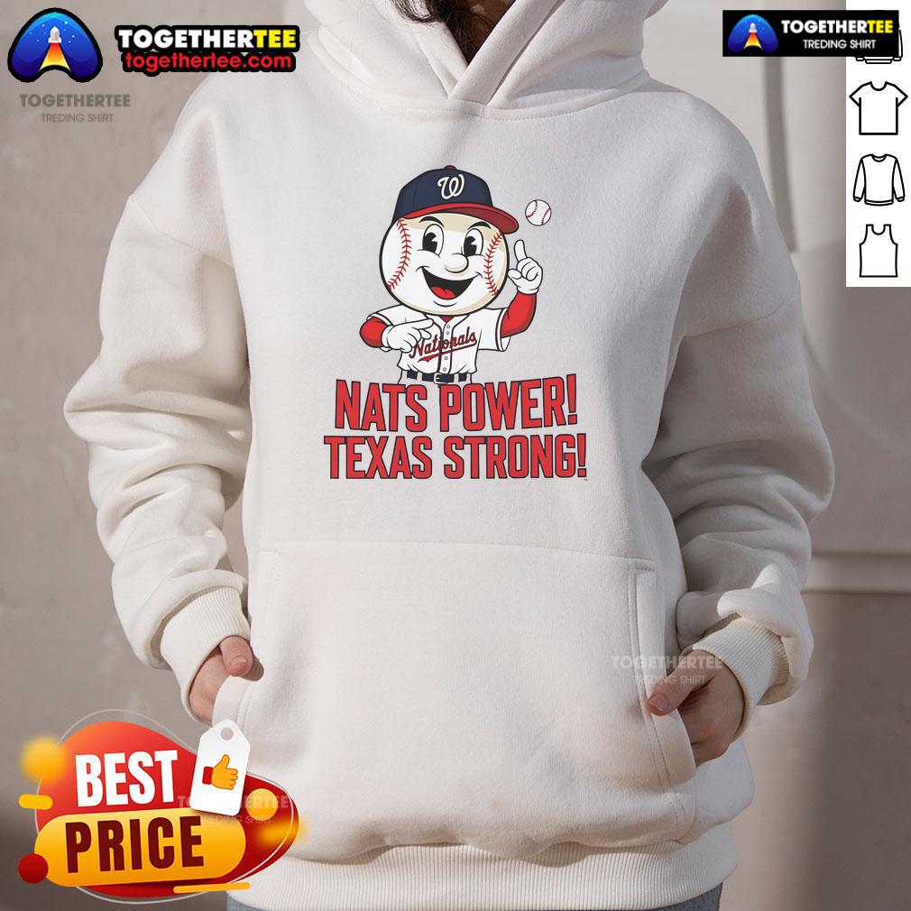 Nice Washington Nationals Nats Power Texas Strong Hoodie in vibrant colors, perfect for fans and casual wear.