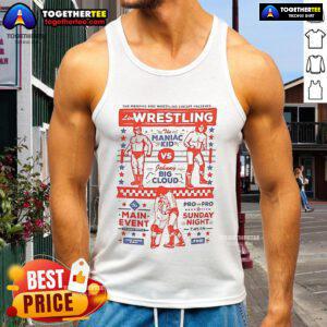 Nice wrestling main event featuring a stylish Sunday night tank top design, perfect for fans and casual wear.
