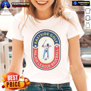 Official Atlanta Braves Eastside Golf MLB All-Star Ladies Tee showcasing team logo and stylish design for fans.