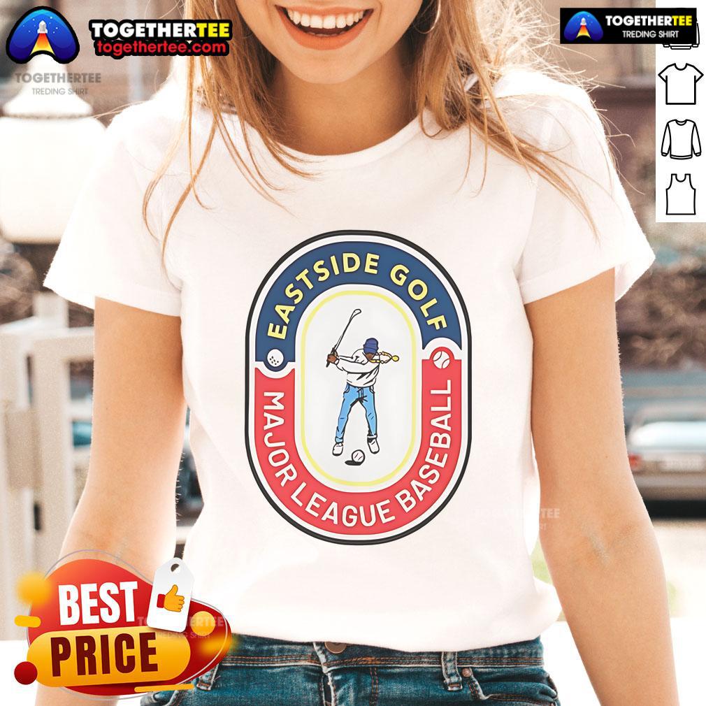 Official Atlanta Braves Eastside Golf MLB All-Star Ladies Tee showcasing team logo and stylish design for fans.