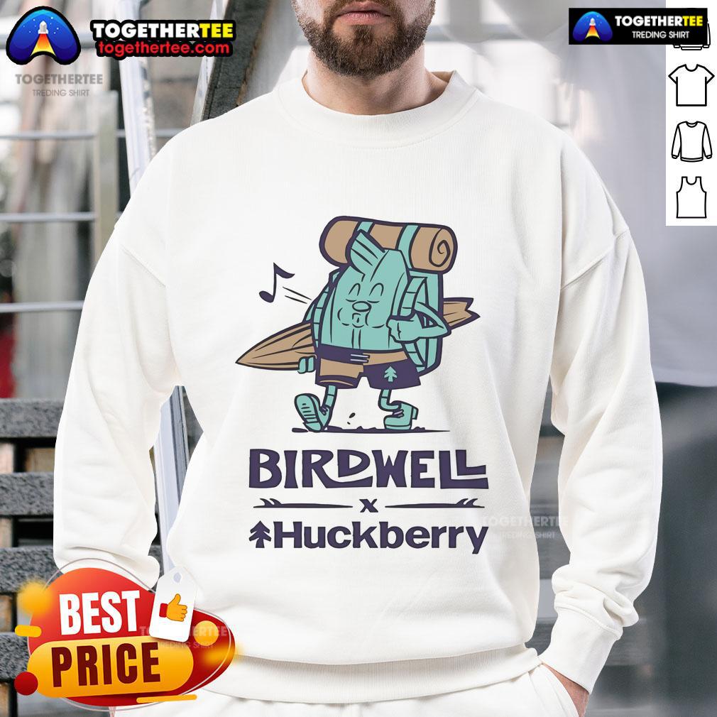 Alt Text: Official Birdwell Beach Britches and Huckberry 2025 Tour Sweatshirt featuring a stylish design and comfortable fit.