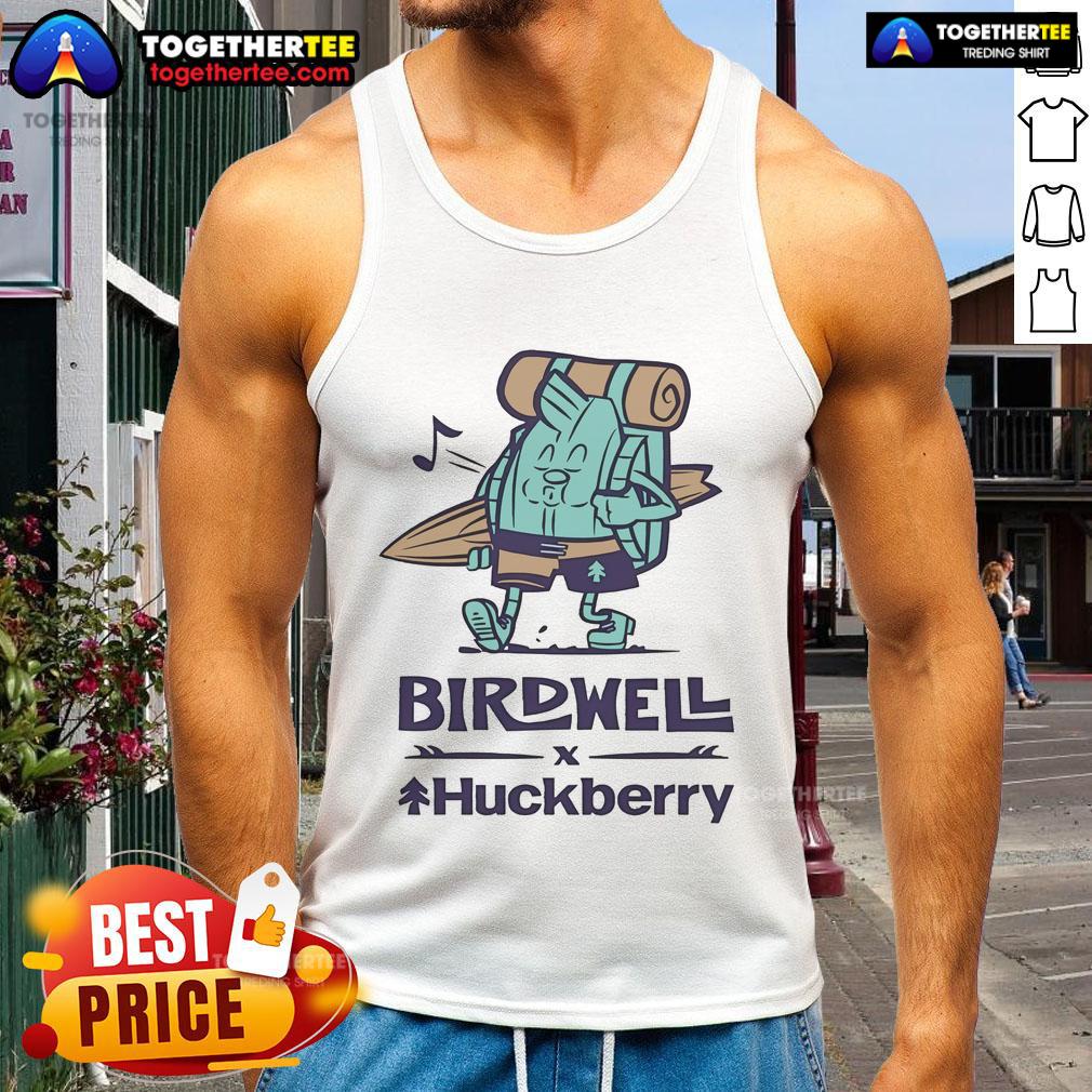 Official Birdwell Beach Britches and Huckberry 2025 Tour tank top featuring vibrant colors and stylish design.