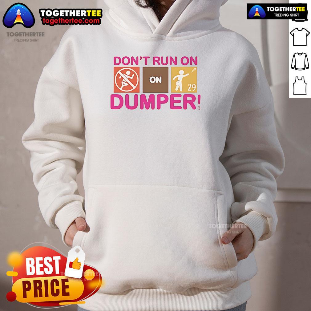 Official Cal Raleigh Seattle Mariners Don't Run On Dumper Hoodie featuring team colors and logo for fans.