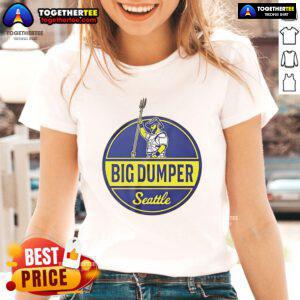 Seattle Mariners Big Dumper Trident Ladies Tee - Official Cal Raleigh Baseball Shirt for women, stylish and comfortable.