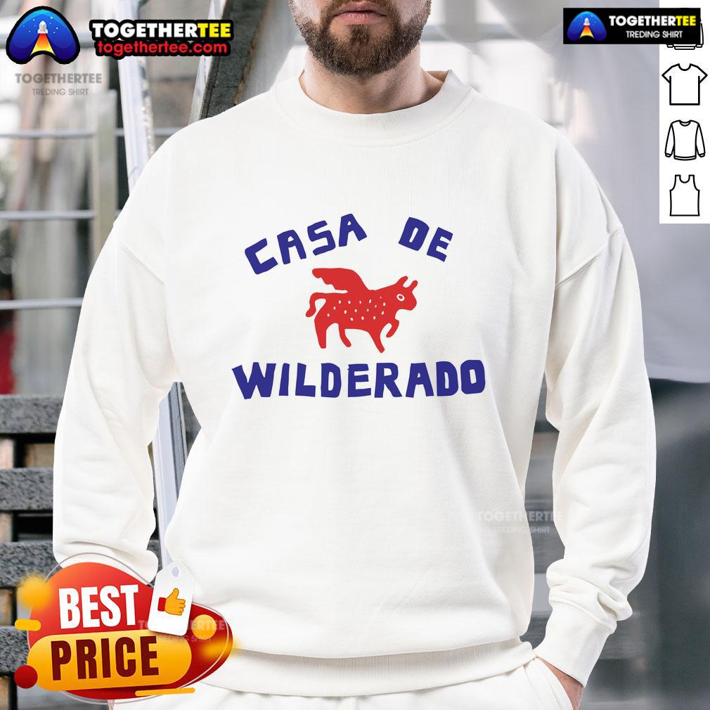 Official Casa De Wilderado Sweatshirt featuring stylish design and cozy fabric for ultimate comfort and fashion.
