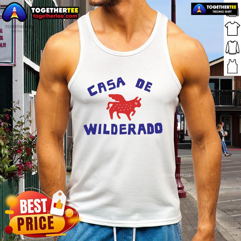 Official Casa De Wilderado tank top featuring stylish design, perfect for casual summer wear and fans of the brand.