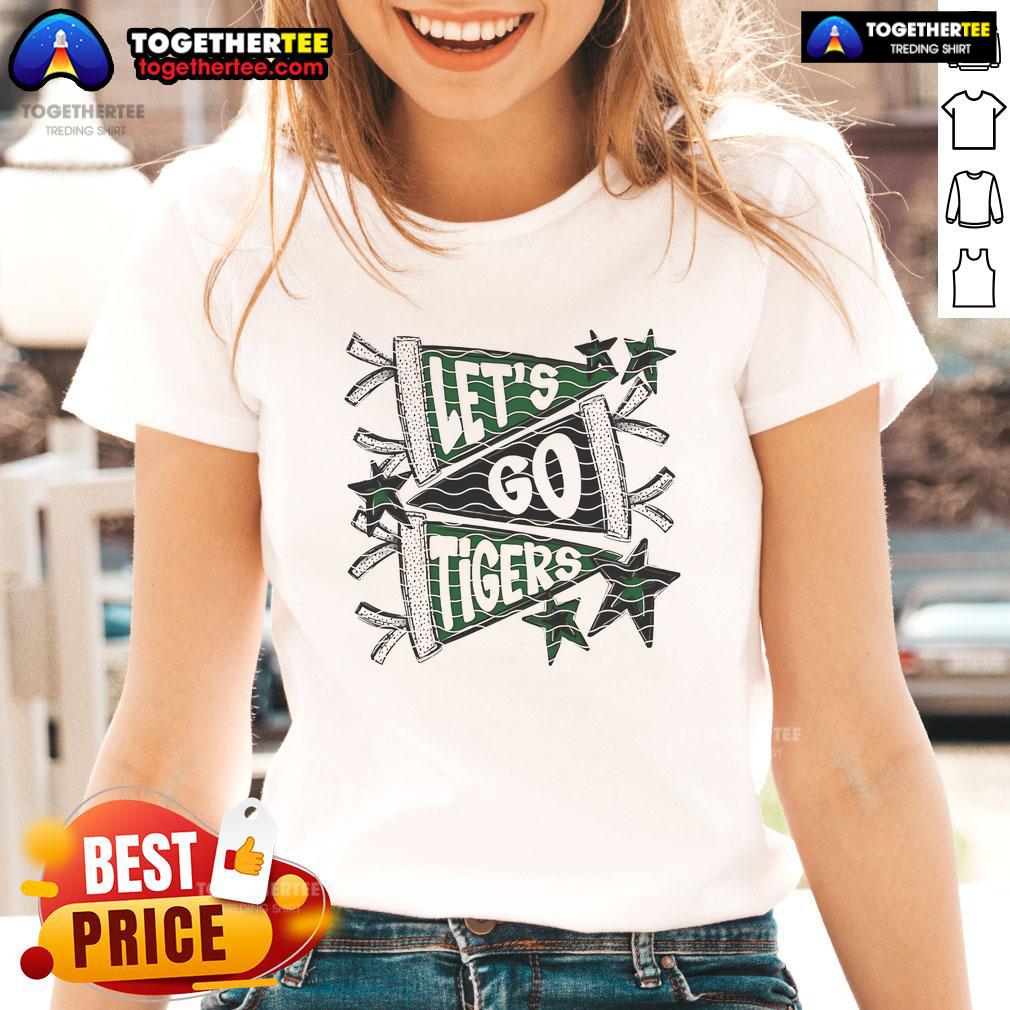 Official Let's Go Tiger Ladies Tee featuring a stylish design perfect for fans, available in various sizes and colors.