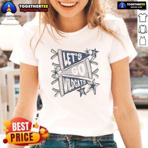 Official Let's Go Wildcat Ladies Tee featuring vibrant colors and a stylish design for passionate Wildcat fans.