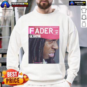 Lil Wayne Fader sweatshirt featuring 'The Galaxy's Greatest Comes From The Cosmos' design in vibrant colors.