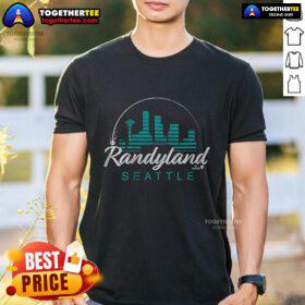 Official Randy Arozarena Randyland T-Shirt featuring vibrant graphics and a comfortable fit for baseball fans.