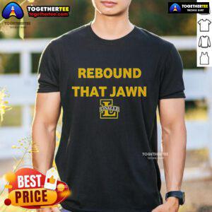 Official Rebound That Jawn La Salle Men's Basketball T-Shirt featuring team colors and logo for fans and players.