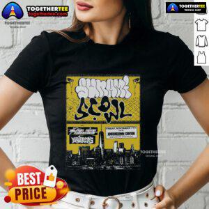 Alt Text: Official Sunami Scowl Queens New York poster featuring ladies tee design, November 7, 2025 event announcement.
