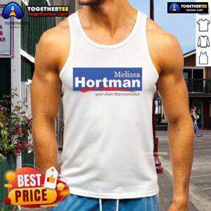 Tim and Gwen Walz wearing a stylish Melissa Hortman tank top at an official event.
