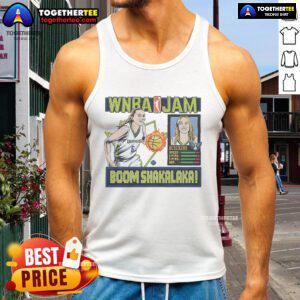 Official WNBA Jam Wings Paige Bueckers tank top featuring vibrant design and team colors for fans of women's basketball.