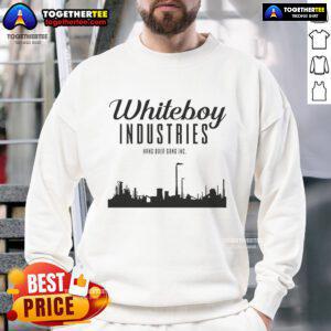 Alt Text: Official Whiteboy Industries sweatshirt in black, featuring a stylish logo and comfortable fit for casual wear.