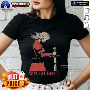 Official Witch Bolt Marigolds Fate Ladies Tee featuring vibrant marigold graphics on a stylish women's shirt.